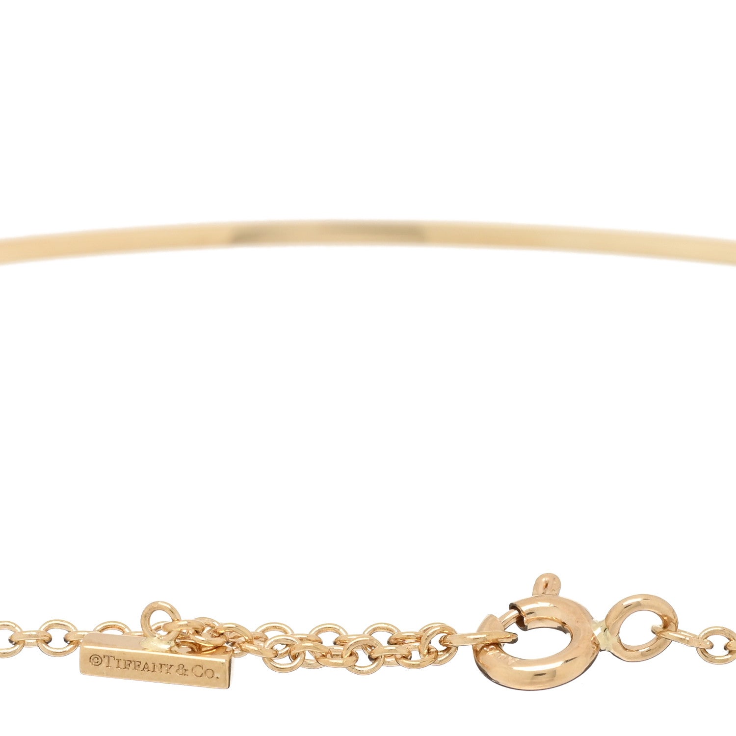 Tiffany 18K Yellow Gold T Smile Bracelet 3 of 3