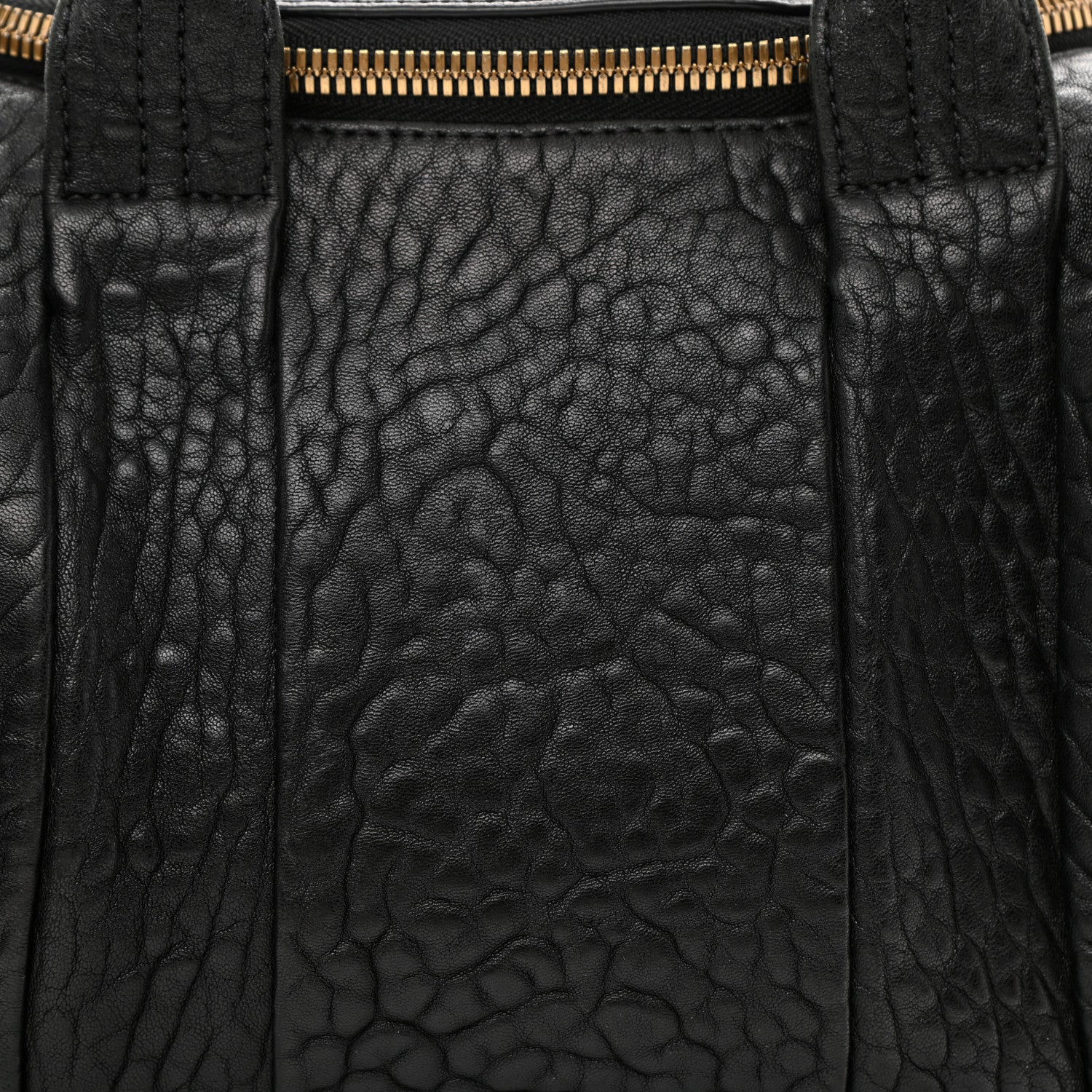 Alexander Wang Pebbled Lambskin Rockie Black Rose Gold Hardware 9 of 10
