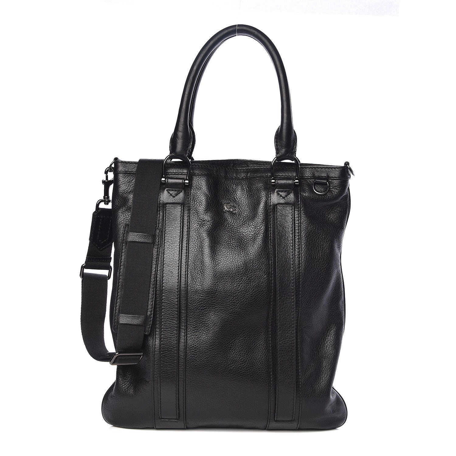 Burberry Grainy Calfskin Tote Black 1 of 17