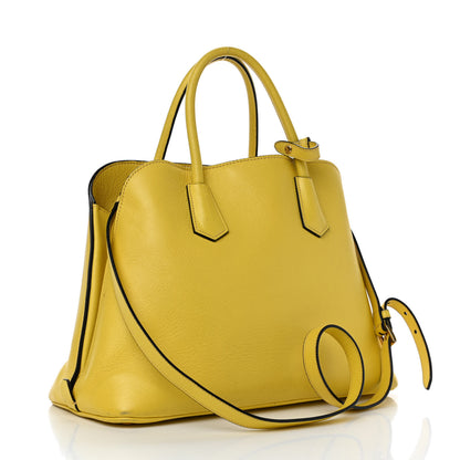 Prada Saffiano Cuir Tote Girasole 2 of 17