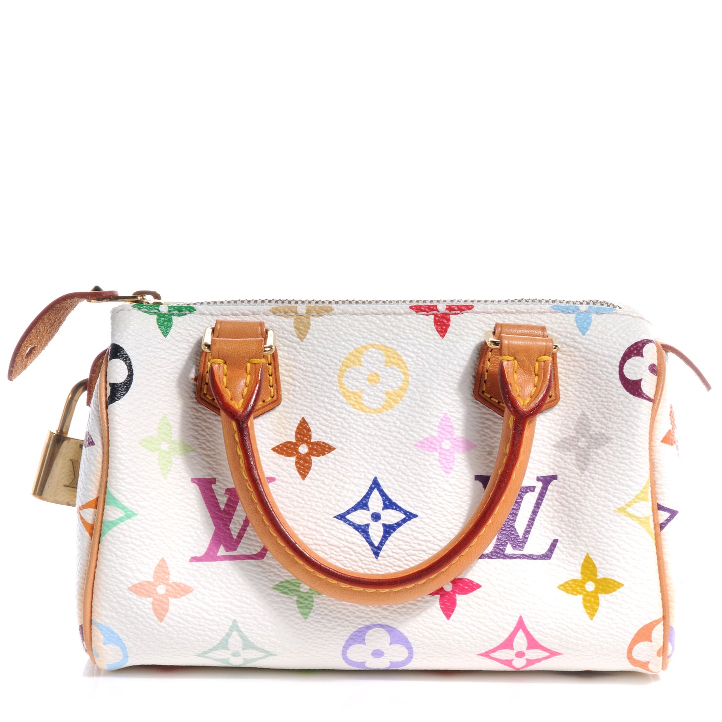 Monogram Multicolor Mini Sac HL Speedy White