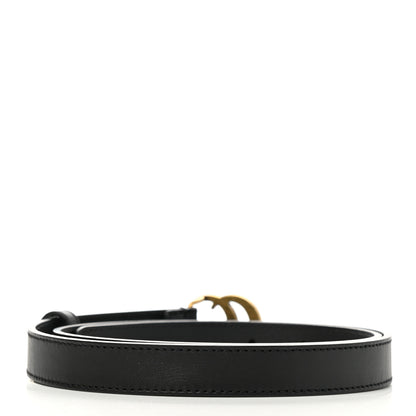 Gucci Calfskin Double G 20mm Belt 85 34 Black 2 of 4