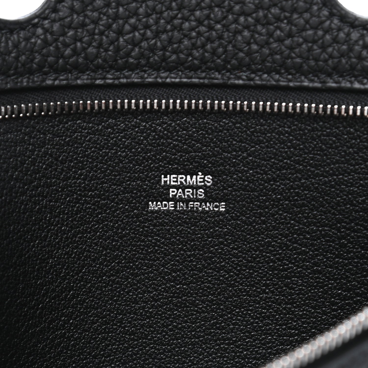 Hermes Togo Backpocket Pouch 25 Black 6 of 7