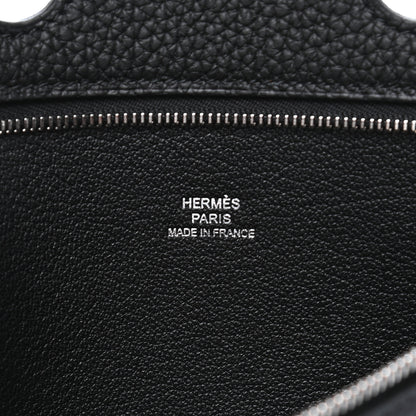 Hermes Togo Backpocket Pouch 25 Black 6 of 7