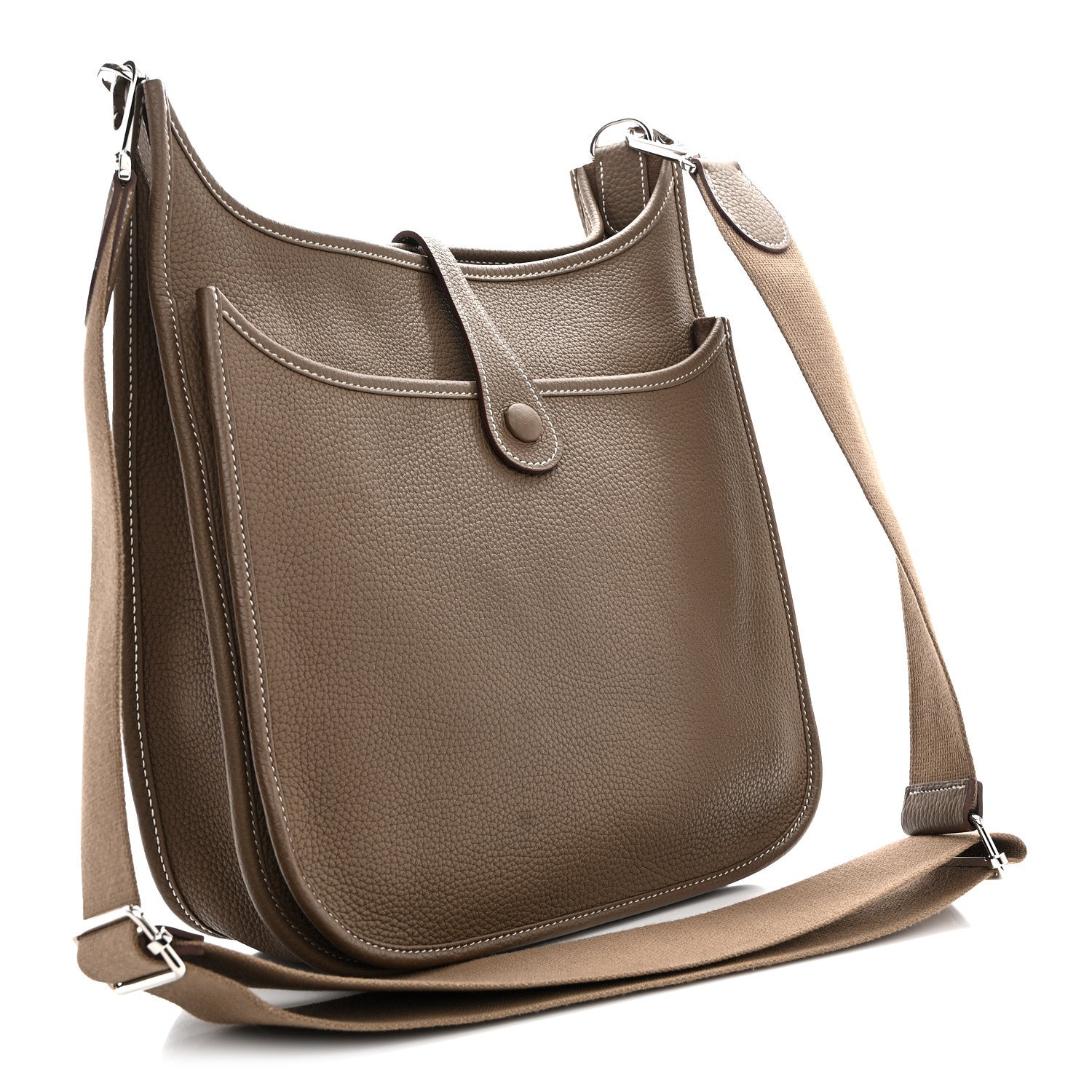 Hermes Taurillon Clemence Evelyne III PM Etoupe 1873351 – FASHIONPHILE