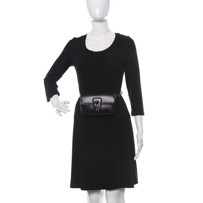 Celine Smooth Calfskin Tassel Belt Bag Black 2 of 11