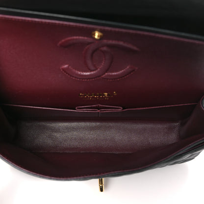 Chanel Lambskin Quilted Medium Double Flap Black 5 of 10