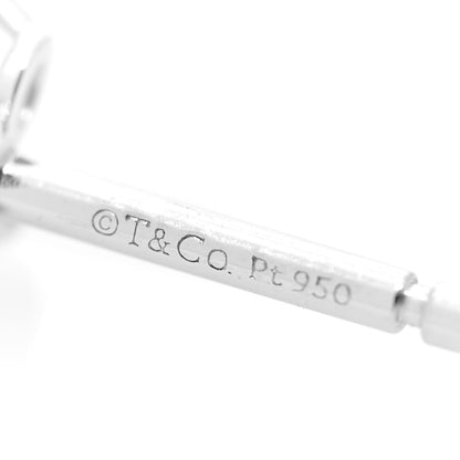 Tiffany Platinum Diamond .19ct Mini Victoria Earrings 4 of 6