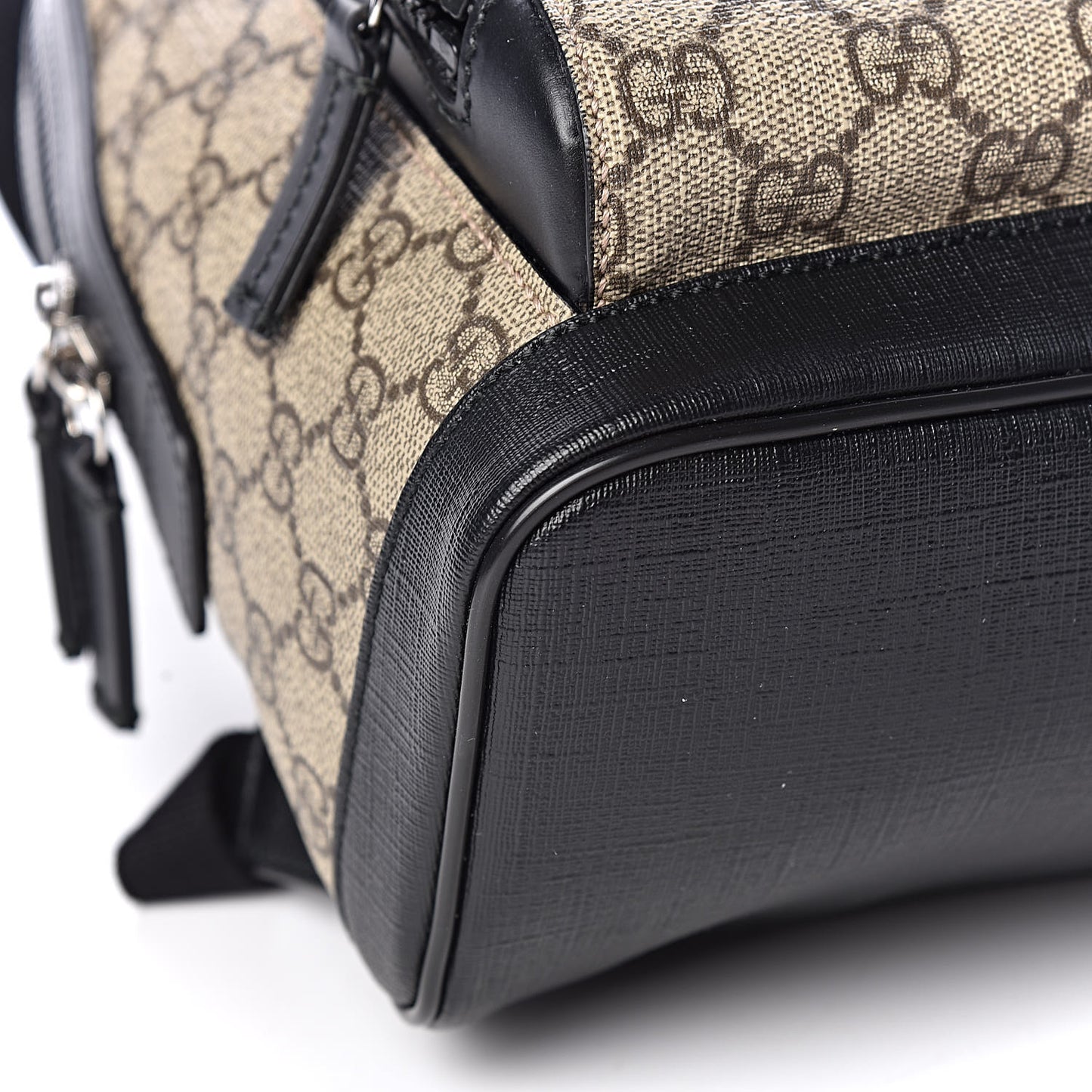 GG Supreme Monogram Small Eden Day Backpack Black