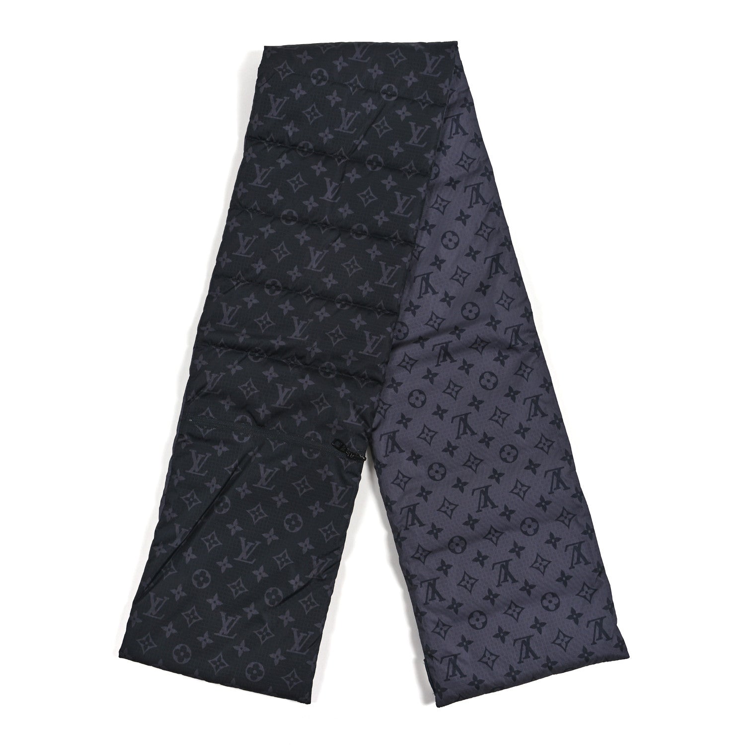 Louis Vuitton Econyl Monogram Eclipse Packable Muffler Black 2 of 3