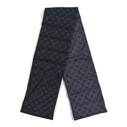 Louis Vuitton Econyl Monogram Eclipse Packable Muffler Black 2 of 3