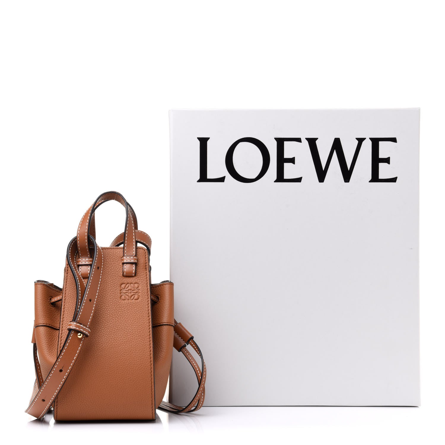 Loewe Calfskin Mini Hammock Shoulder Bag Light Caramel 11 of 11