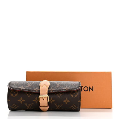 Louis Vuitton Monogram 3 Watch Travel Case 11 of 11
