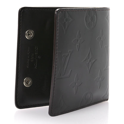Louis Vuitton Monogram Glace Compact Wallet Cafe Brown 3 of 8
