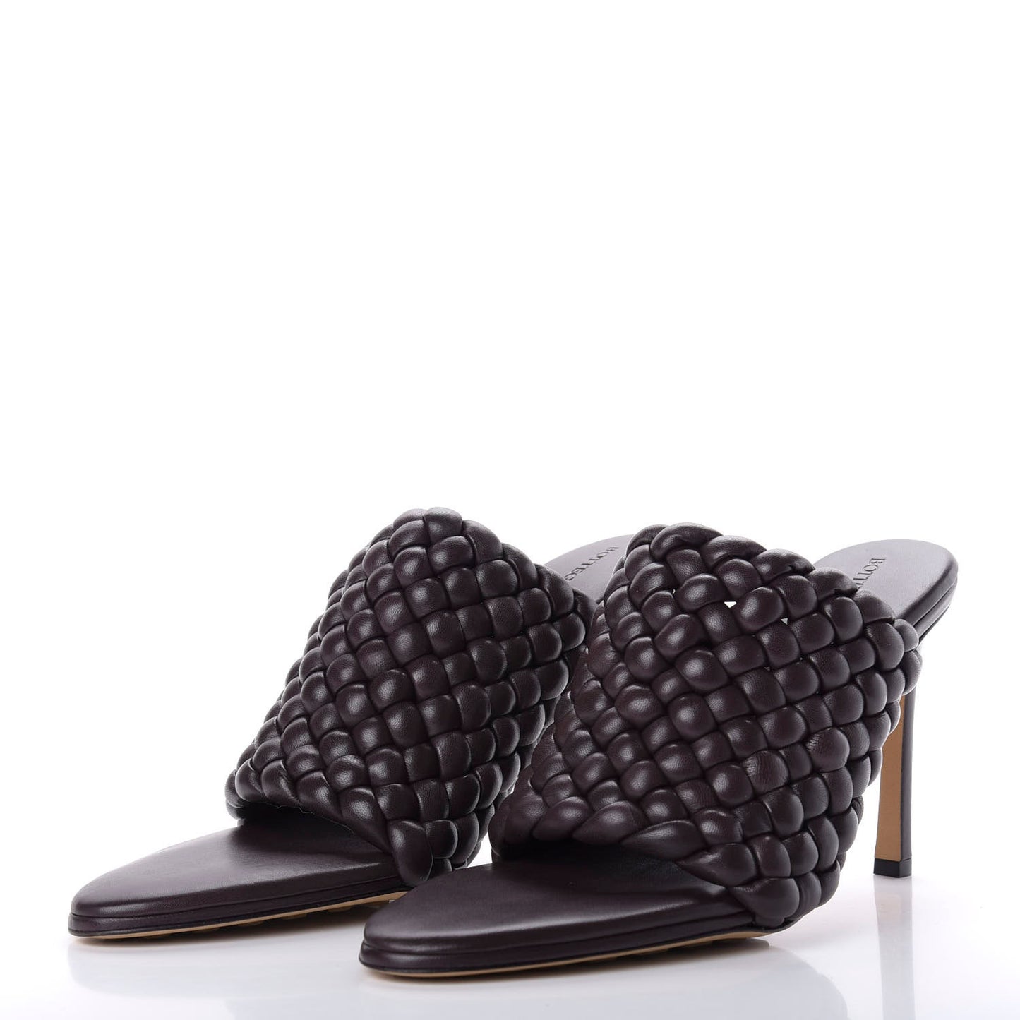 Nappa Padded Intreccio The Curve Sandals 40.5 Fondant