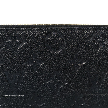 Louis Vuitton Empreinte Clemence Wallet Black 8 of 9