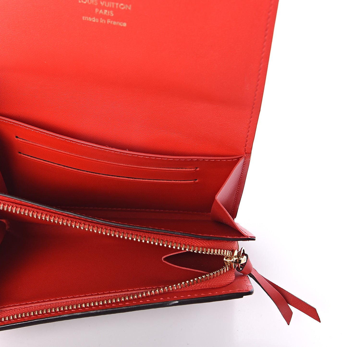 Monogram Flore Compact Wallet Coquelicot
