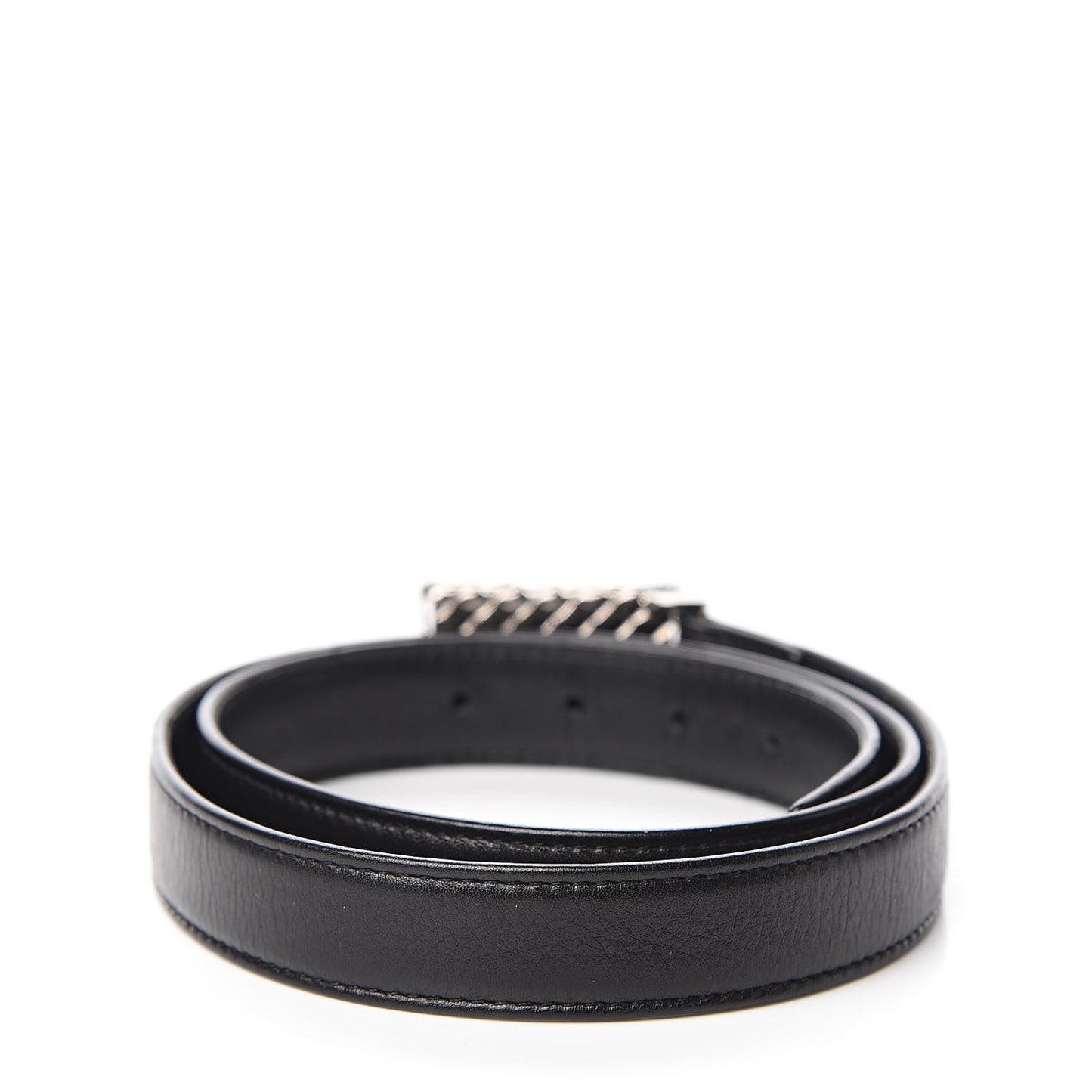 Calfskin Flap Bag Belt 75 30 Black