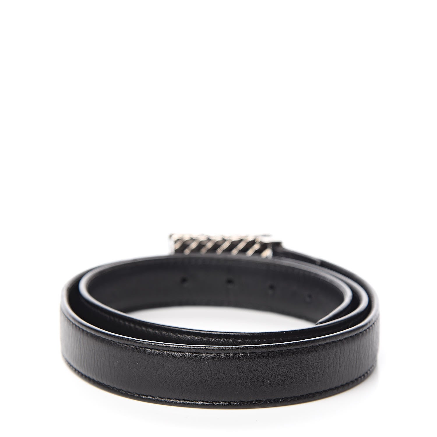 Chanel Calfskin Flap Bag Belt 75 30 Black 3 of 8