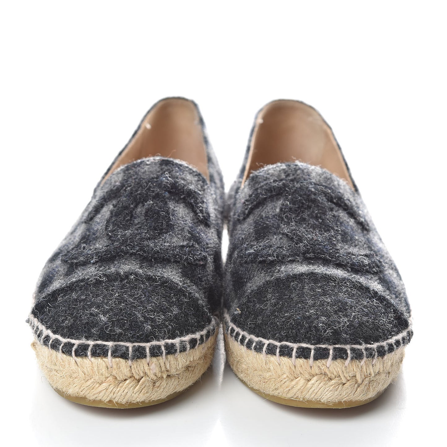 Flannel CC Espadrilles 38 Dark Grey Black