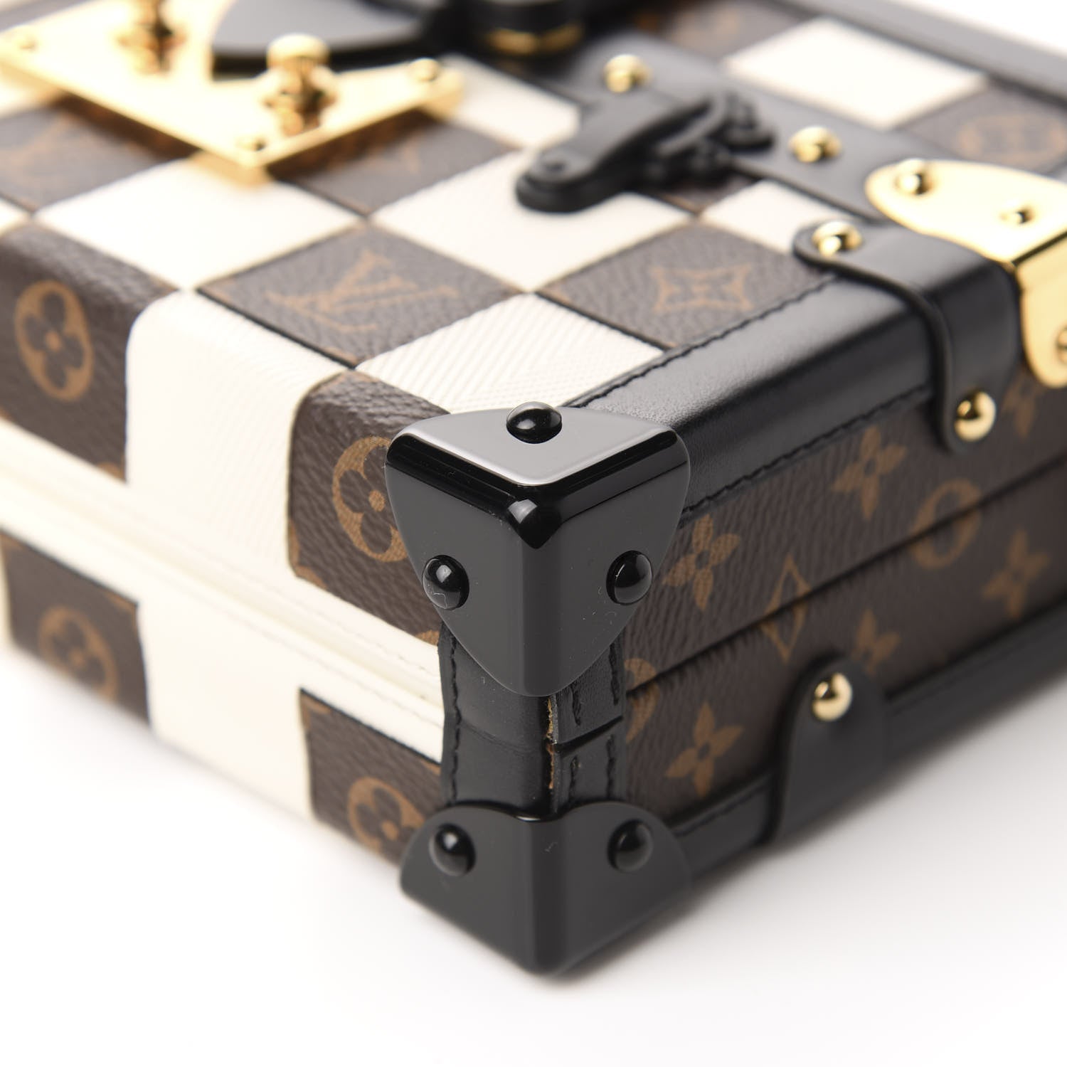 Louis Vuitton Monogram Tressage Petite Malle Creme 7 of 9