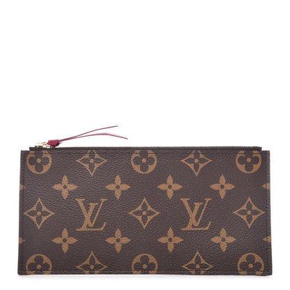 Louis Vuitton Monogram Felicie Chain Wallet Zippered Insert Fuchsia 1 of 7