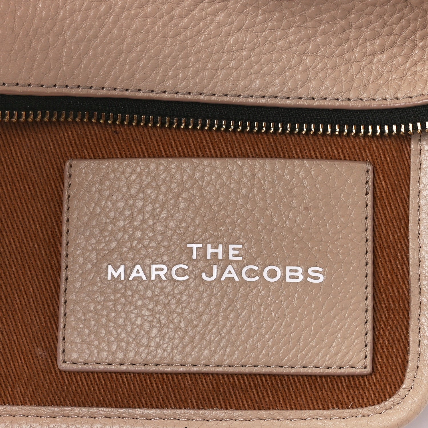 Marc Jacobs Grained Calfskin Small The Tote Bag Twine 6 of 15