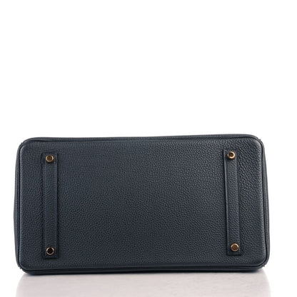 Hermes Togo Birkin 35 Bleu Ocean 6 of 25