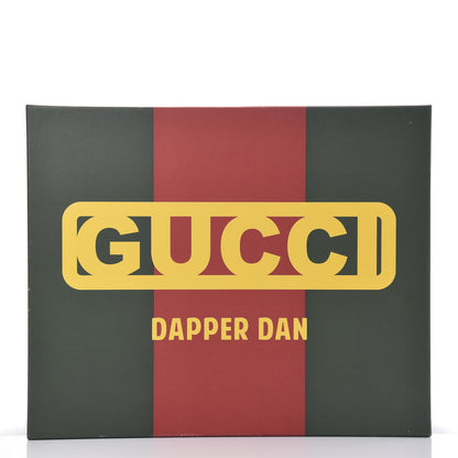 Gucci X DAPPER DAN Calfskin Laminated Ayers GG Micro Monogram Double Buckle Backpack Black Gold 18 of 19