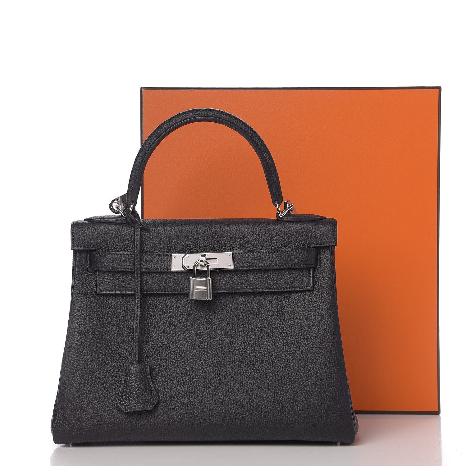 Hermes Togo Kelly Retourne 28 Black 10 of 10