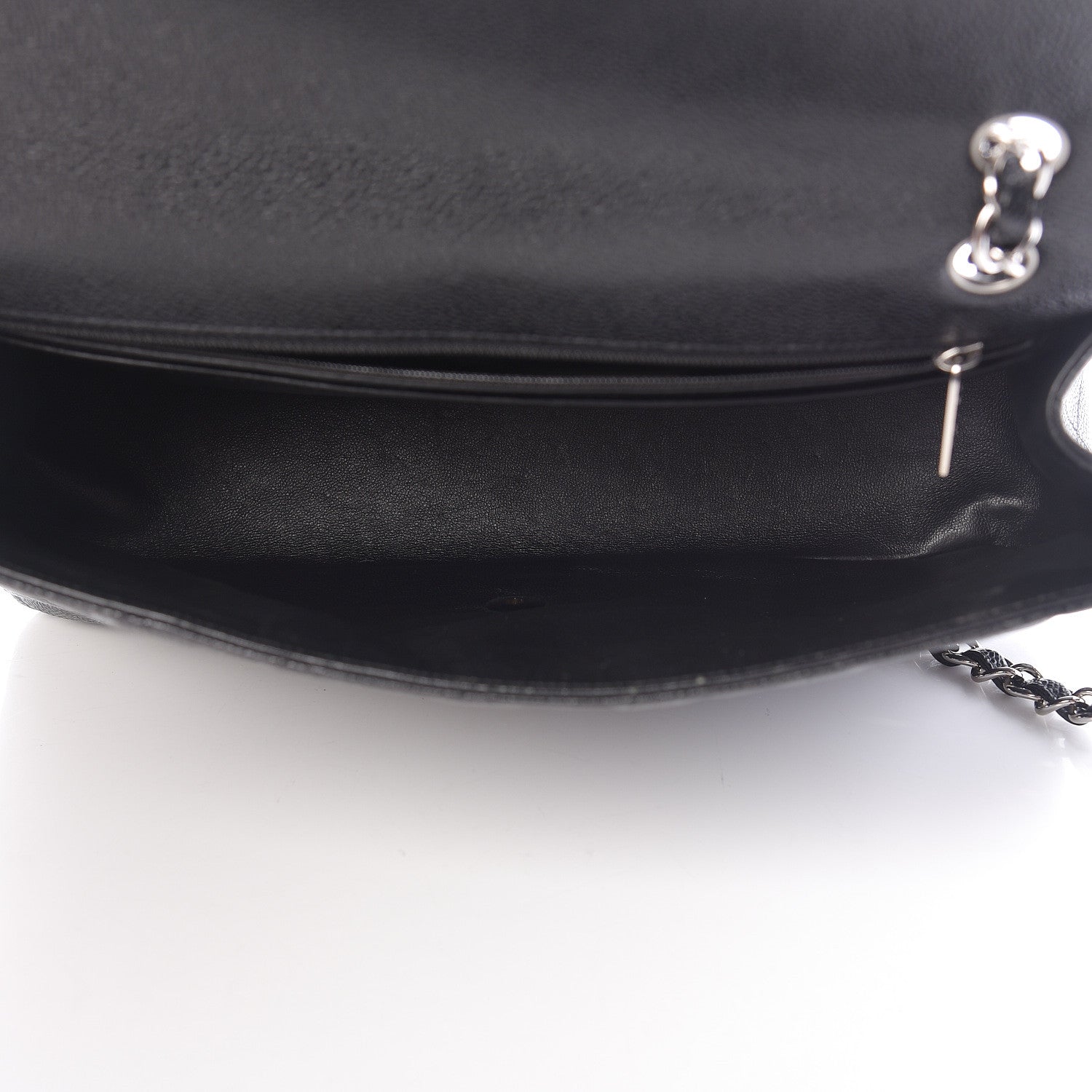 Chanel Caviar Quilted Maxi Single Flap Black 5 of 11