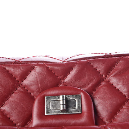 Chanel Aged Calfskin Quilted 2.55 Reissue 226 Flap Red 11 of 12