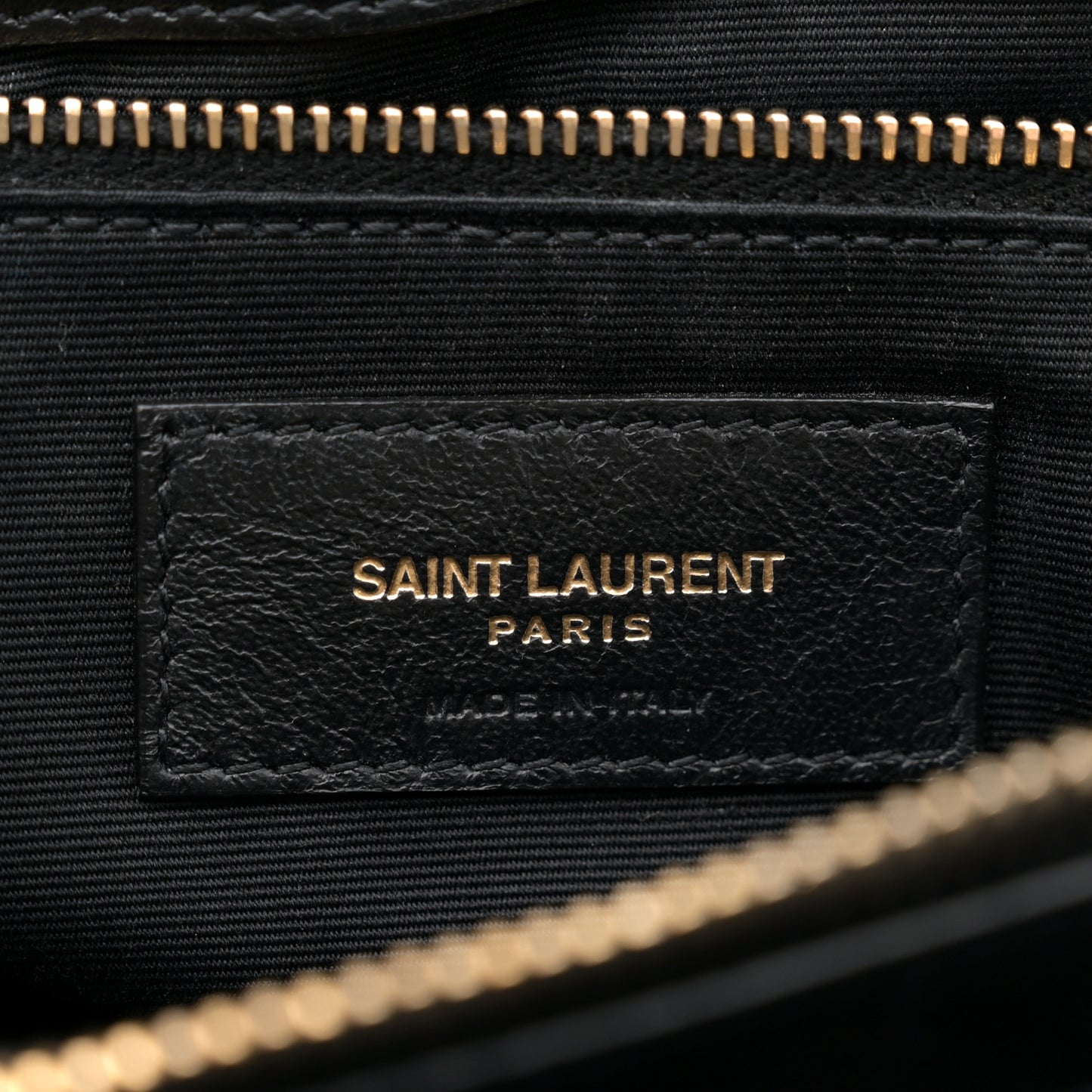 Calfskin Y Quilted Monogram Large Loulou Chain Satchel Black