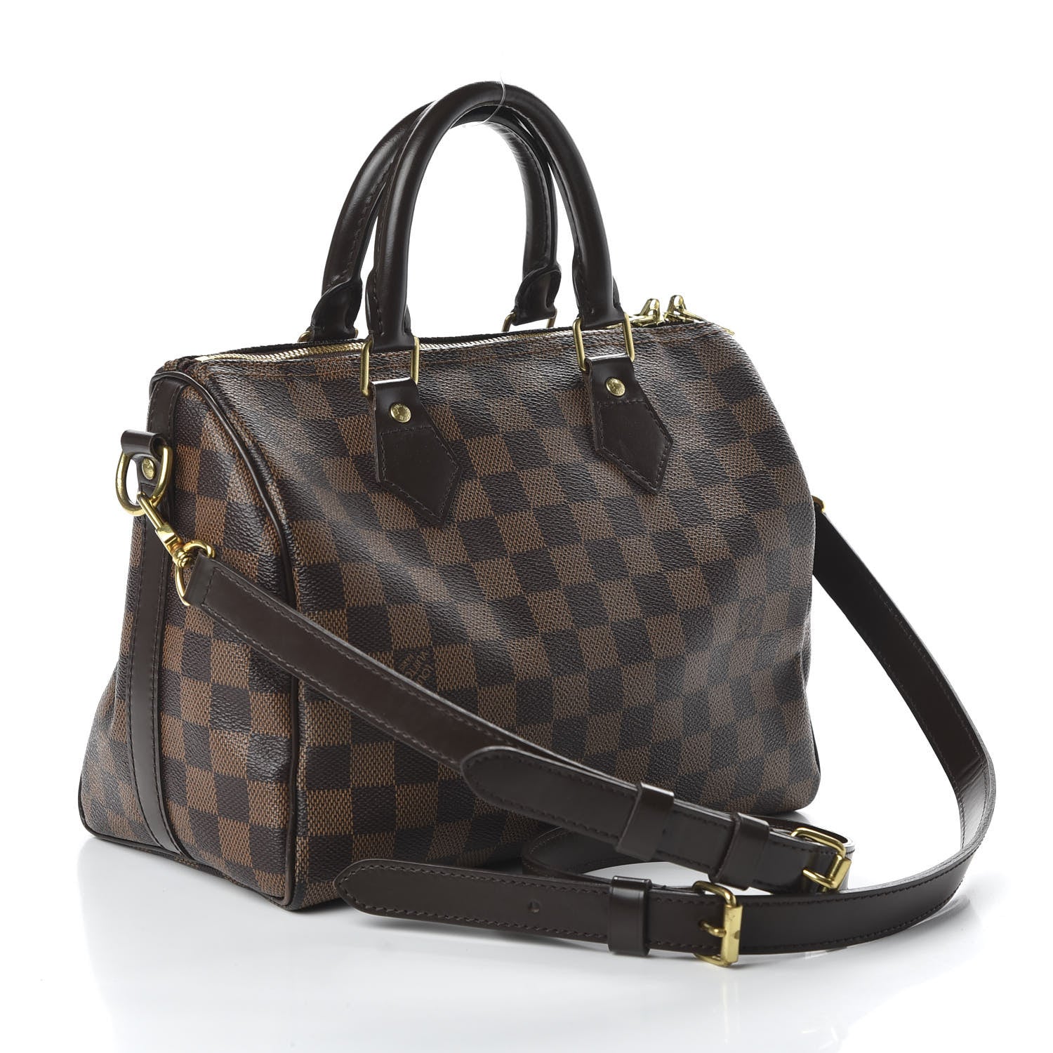 Louis Vuitton Damier Ebene Speedy Bandouliere 25 3 of 10