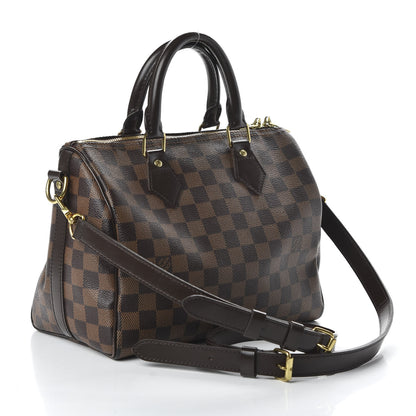 Louis Vuitton Damier Ebene Speedy Bandouliere 25 3 of 10