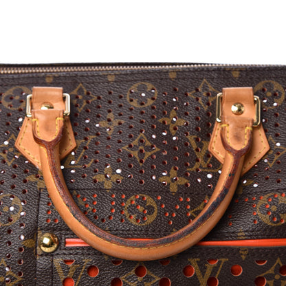 Louis Vuitton Monogram Perforated Speedy 30 Orange 8 of 13