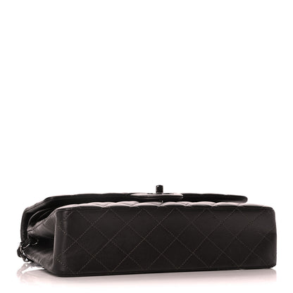 Chanel Lambskin Quilted Medium Double Flap So Black 4 of 13