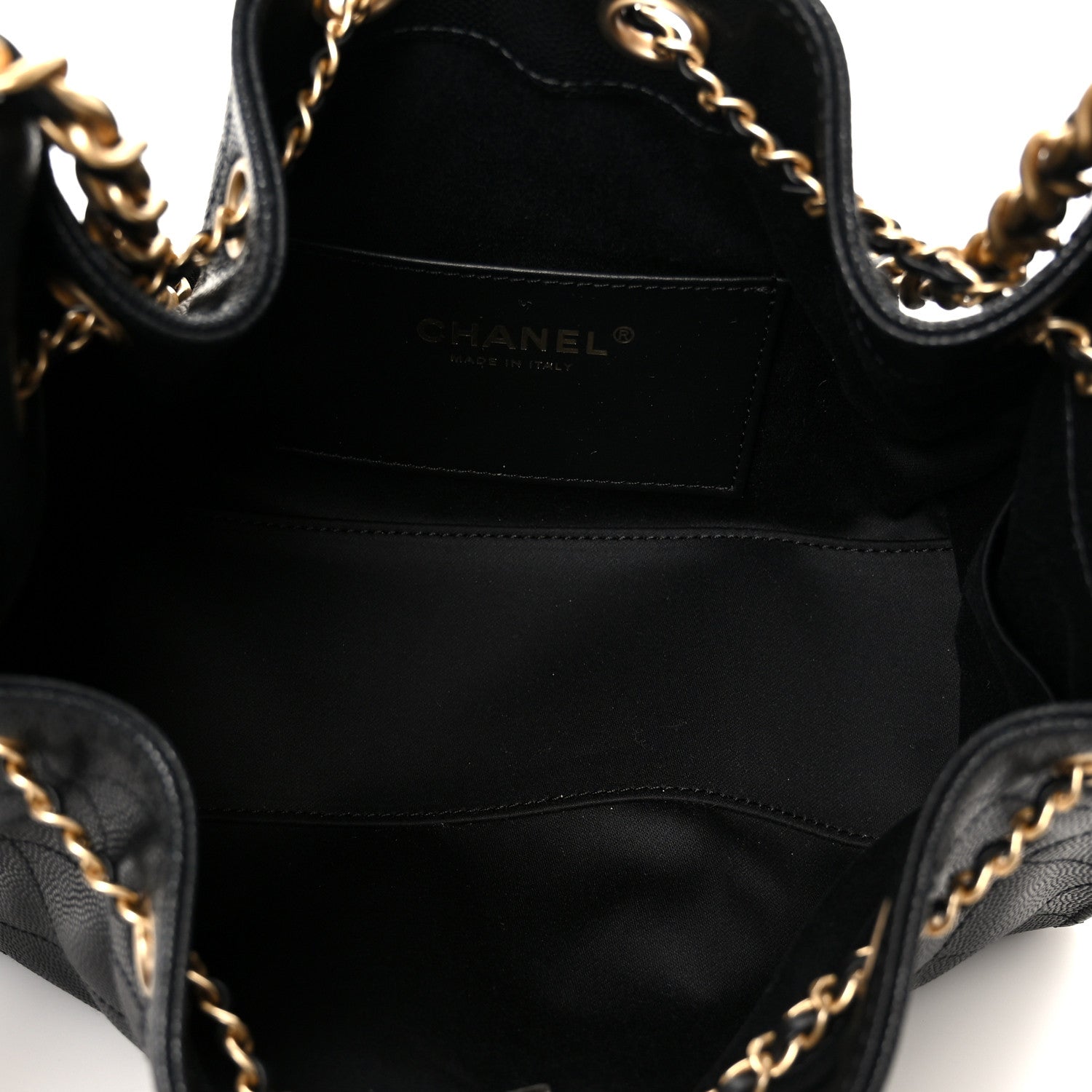 Chanel Caviar Quilted Mini Chanel 25 Handbag Black 5 of 11