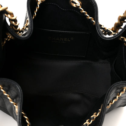 Chanel Caviar Quilted Mini Chanel 25 Handbag Black 5 of 11