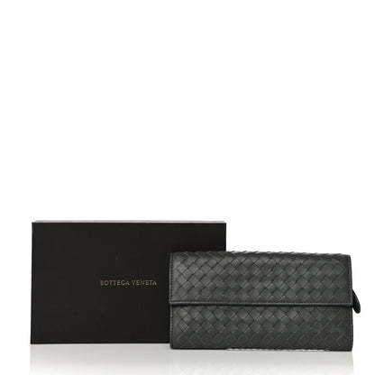 Bottega Veneta Nappa Intrecciato Continental Wallet Grey 12 of 12