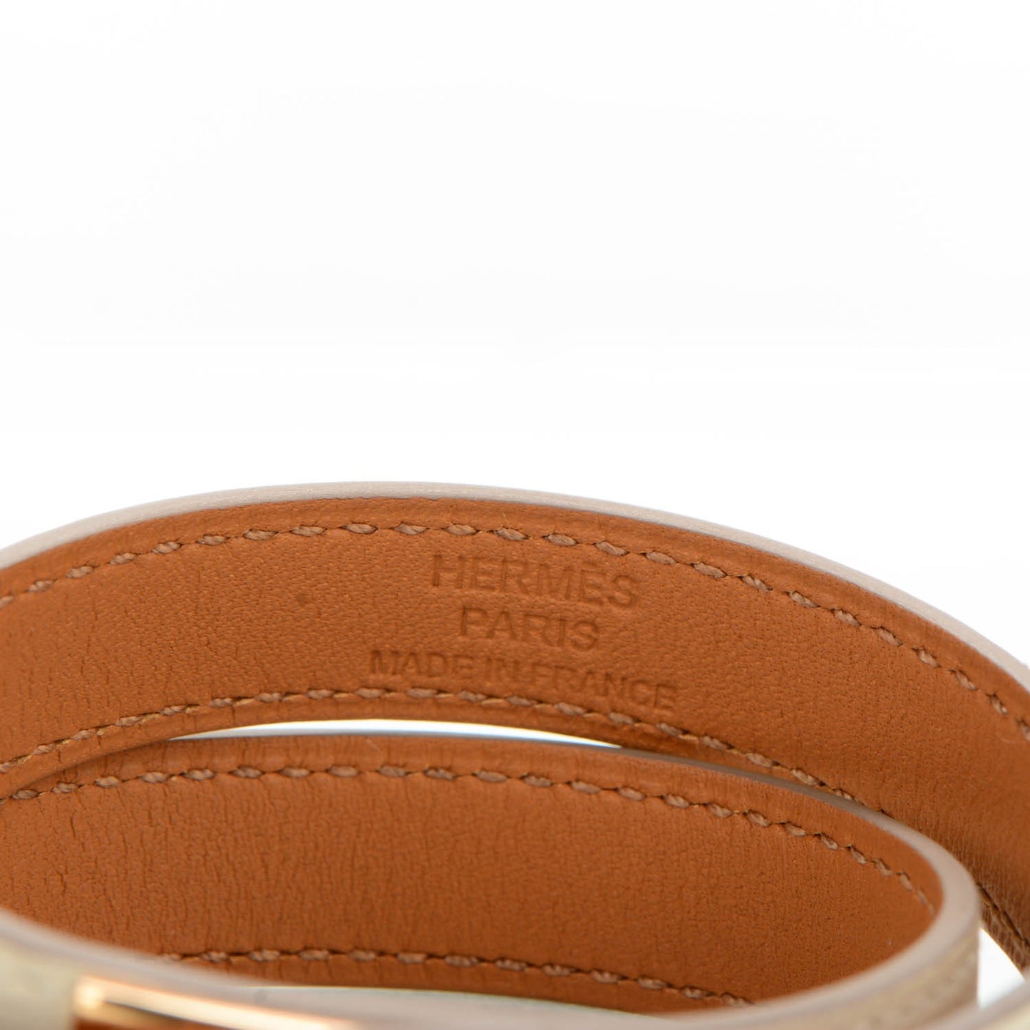 Swift Kelly Double Tour Bracelet S Craie