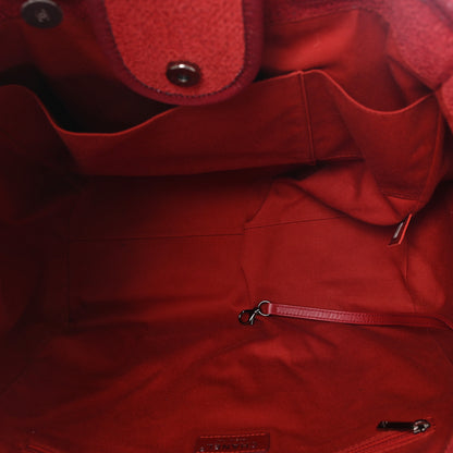 Chanel Lurex Boucle Medium Deauville Tote Red 5 of 11