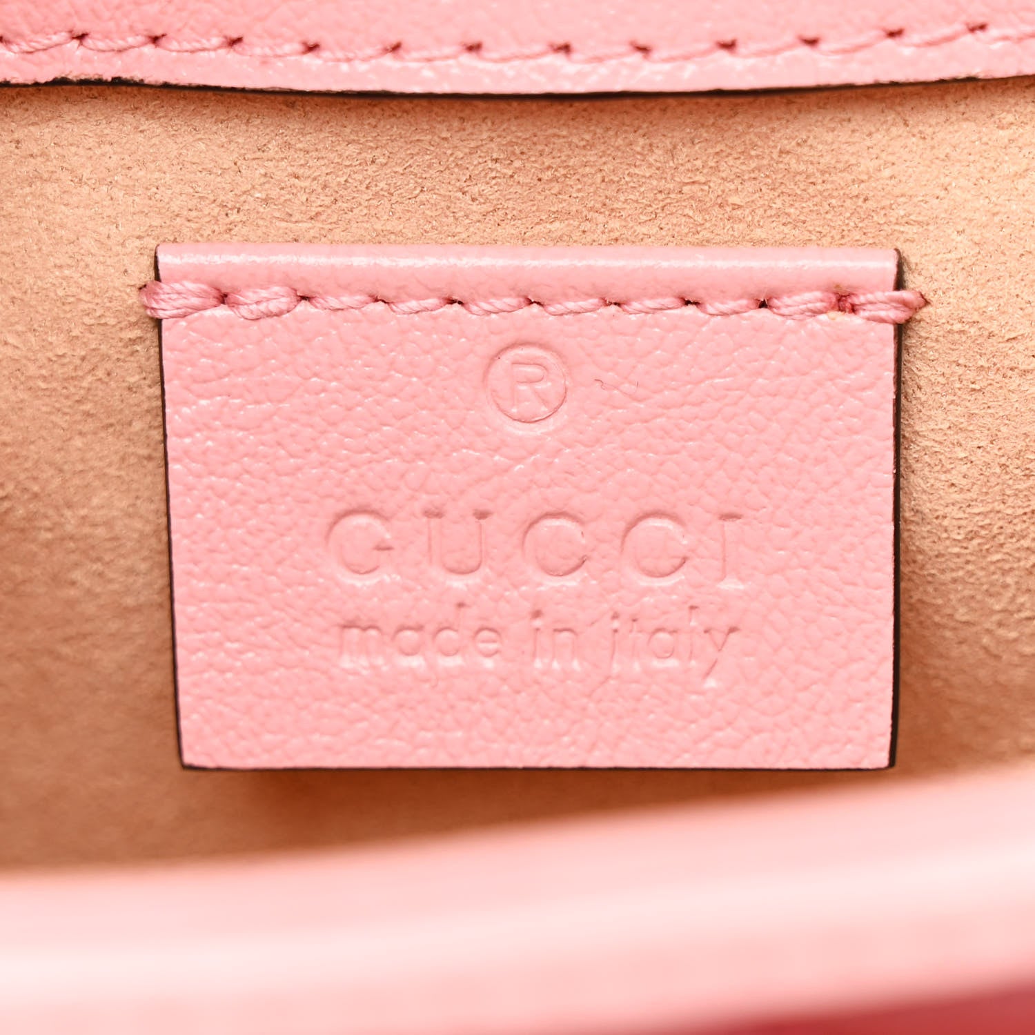 Gucci Azalea Calfskin Enamel Matelasse Diagonal Super Mini Torchon GG Marmont Shoulder Bag New Cherry Red Wild Rose 6 of 11