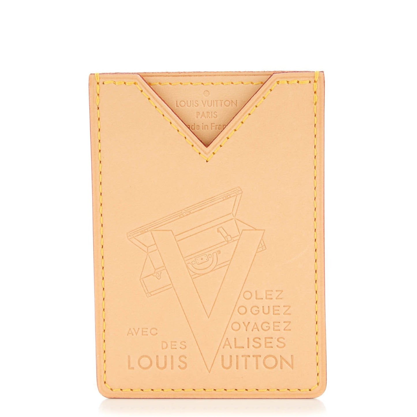 Vachetta Voyages Card Holder