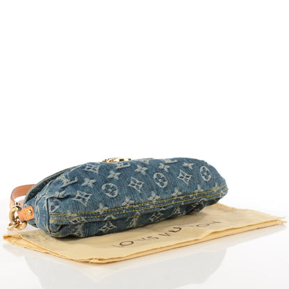 Louis Vuitton Monogram Denim Mini Pleaty Blue 4 of 7