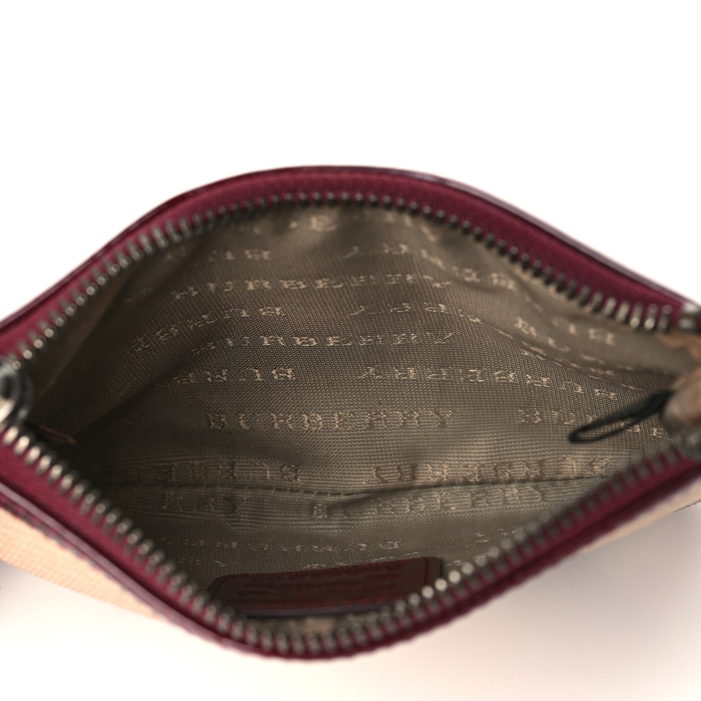 Supernova Check Wristlet Berry Red