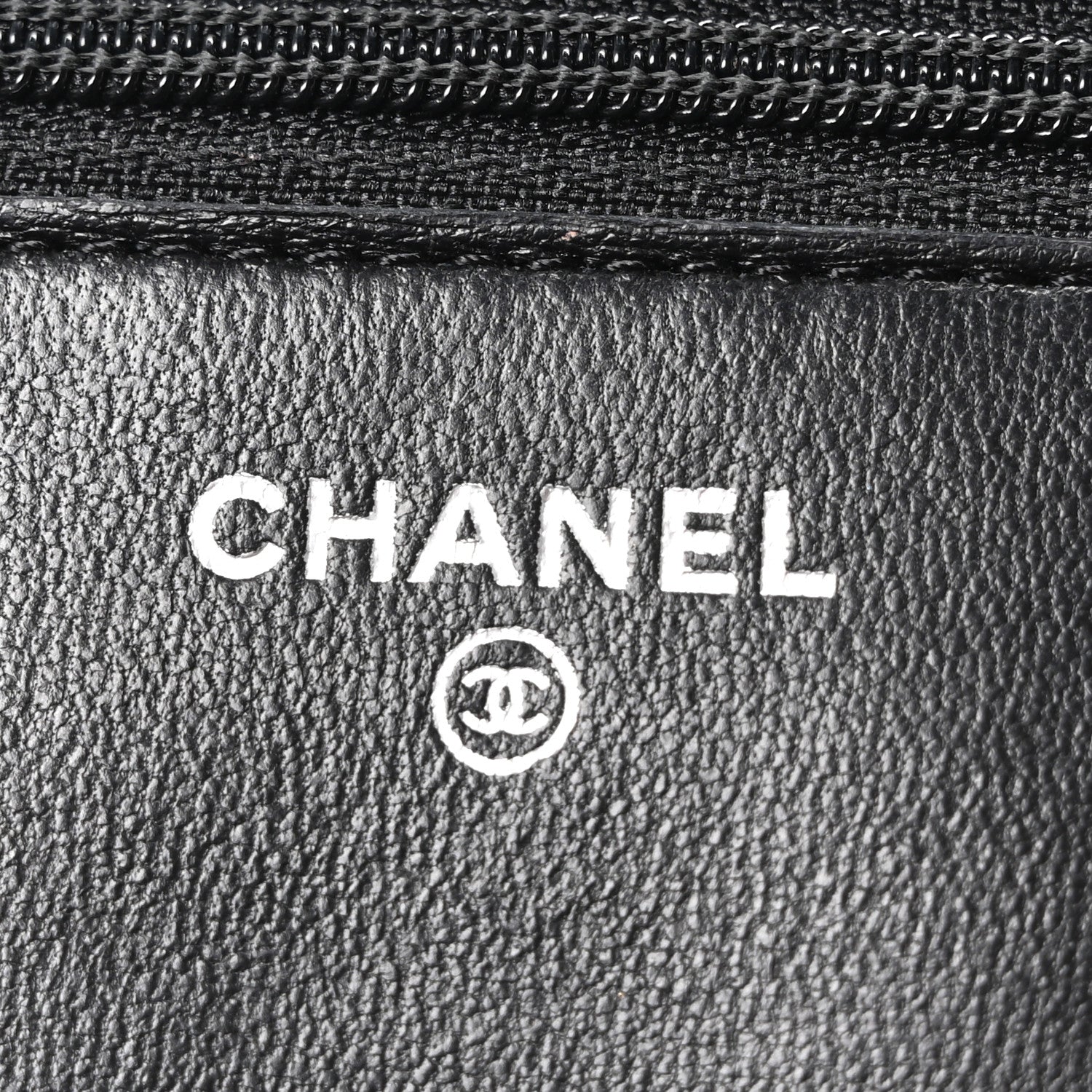 Chanel Lambskin Quilted Wallet On Chain WOC Black 5 of 11