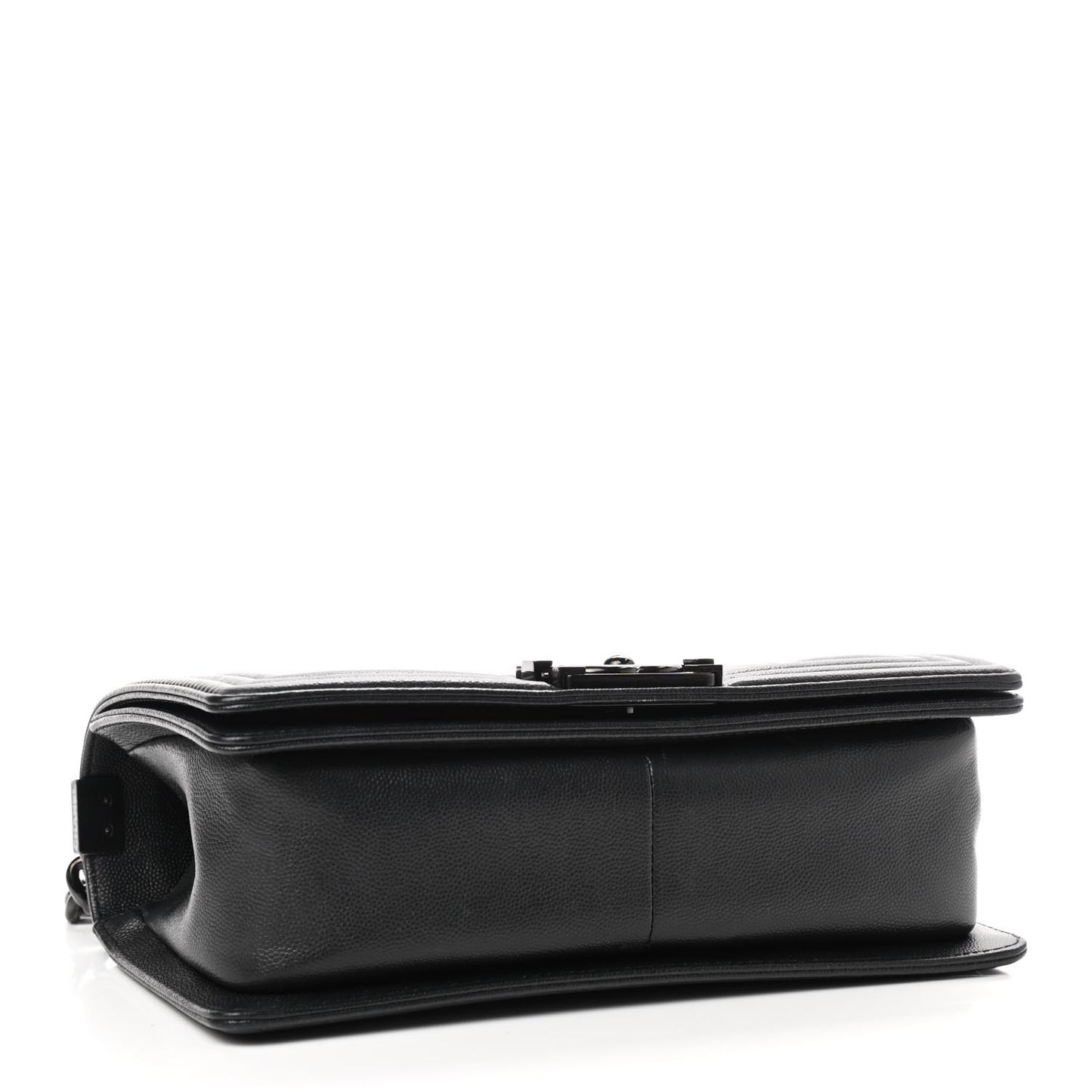 Caviar Quilted Medium Boy Flap So Black