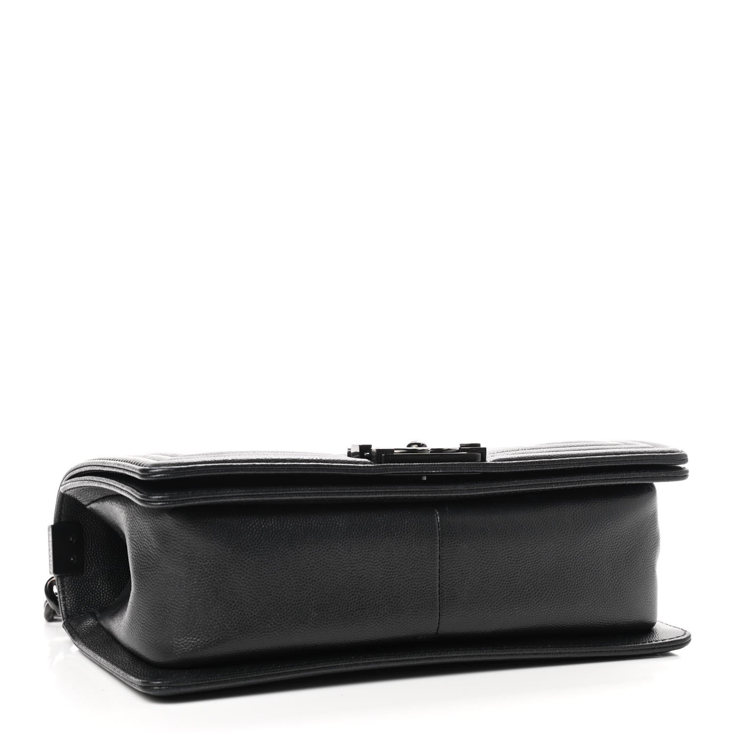 Chanel Caviar Quilted Medium Boy Flap So Black 4 of 9