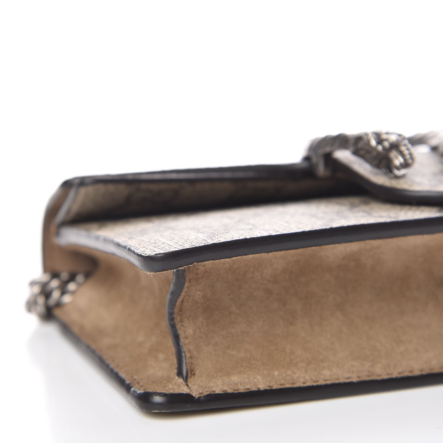 Gucci GG Supreme Monogram Super Mini Dionysus Shoulder Bag Taupe 7 of 9